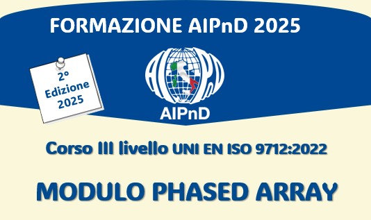 Corso III Livello 2025 2° ed. - MODULO PHASED ARRAY