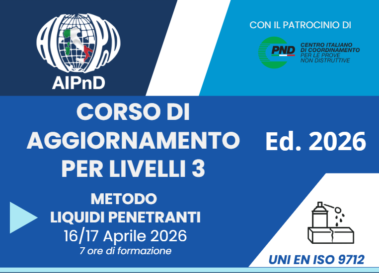 Corso aggiornamento Liv. 3 2026 - PT