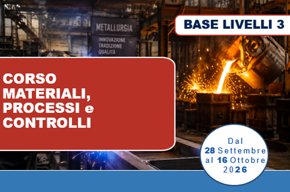 Corso 2026 - Materiali Processi Controlli (BASE)