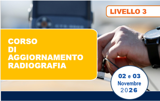 Corso aggiornamento Liv. 3 - RT 2° edizione 2026